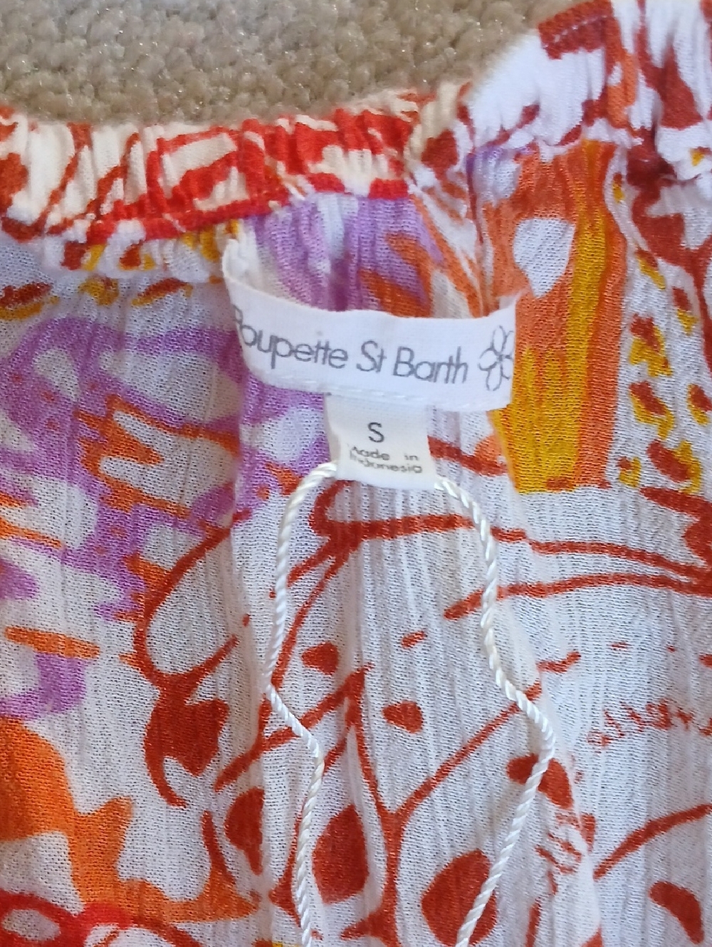 Poupette St Barth Ambra Romper Orange Wings - Picture 5 of 5